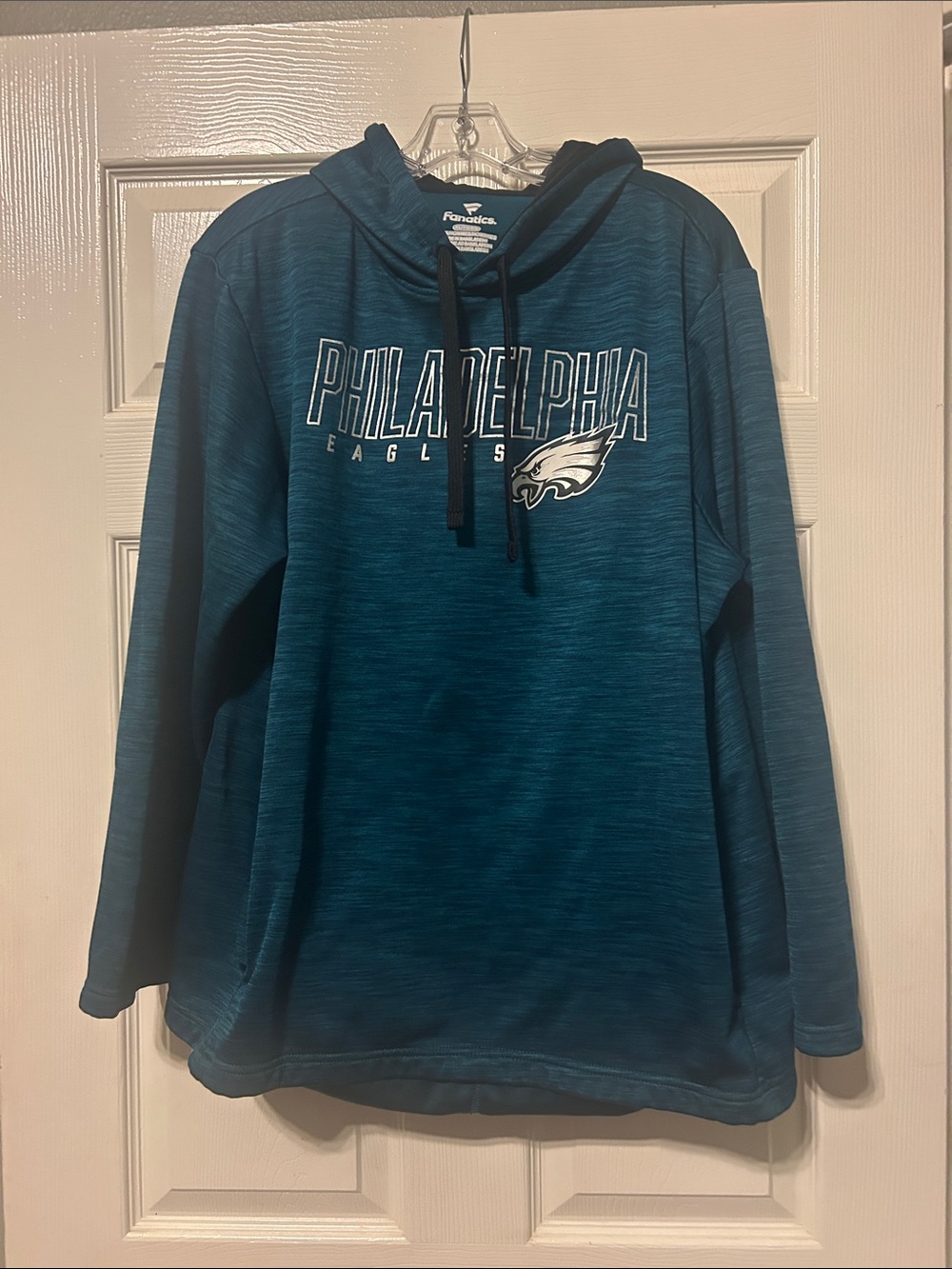 Fanatics Philadelphia Eagles Teal mens Hoodie. XL
